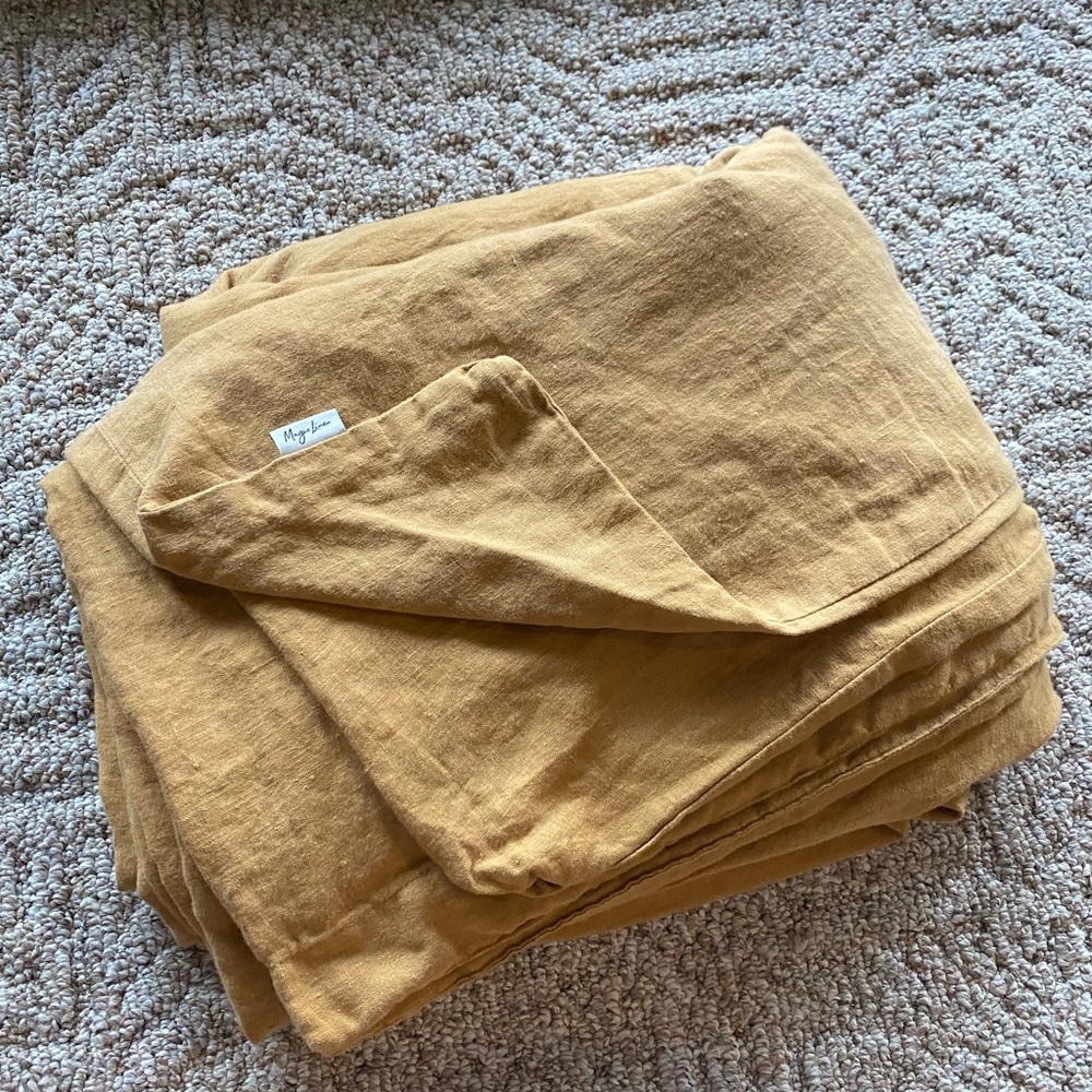 Magic Linen King Duvet and fitted sheet